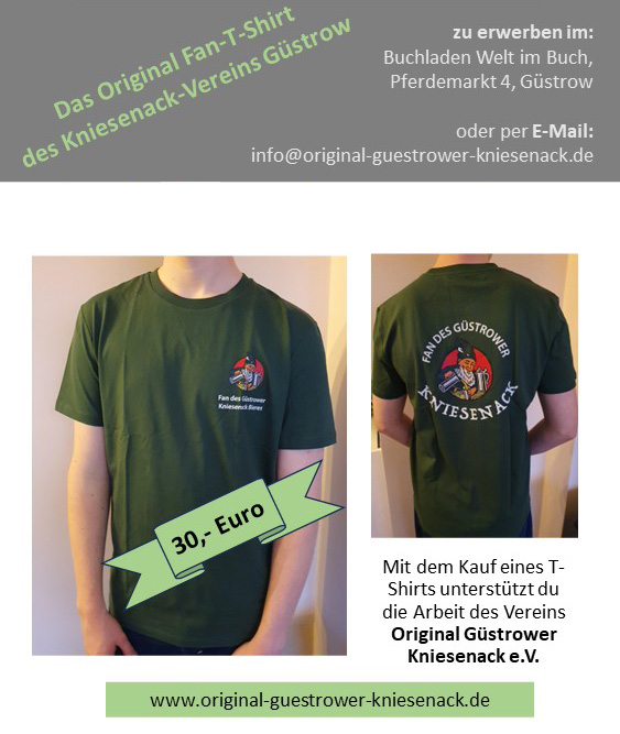 Werbung Kniesenack T Shirt